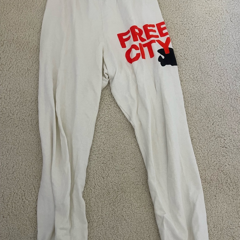 Free City White Sweatpants